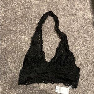 Black lace bralette. Never worn. Still has tags.